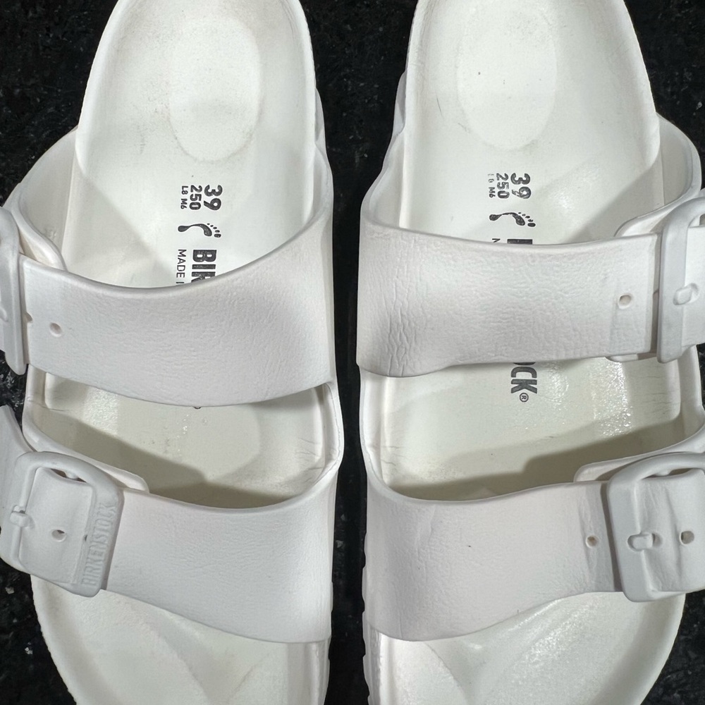 Birkenstock Classic White Slides